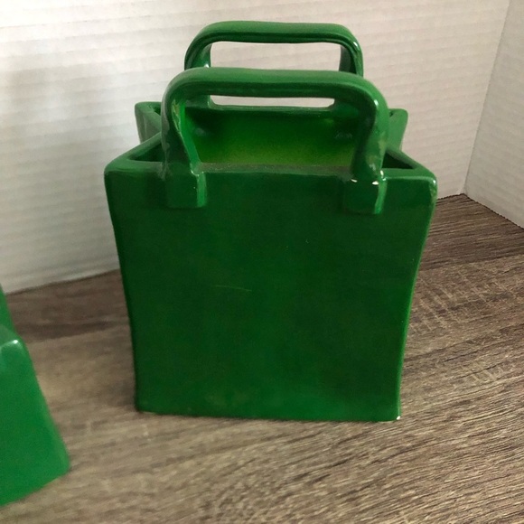 1980s Omnibus Ceramic Bag Vases - Picture 3 of 15